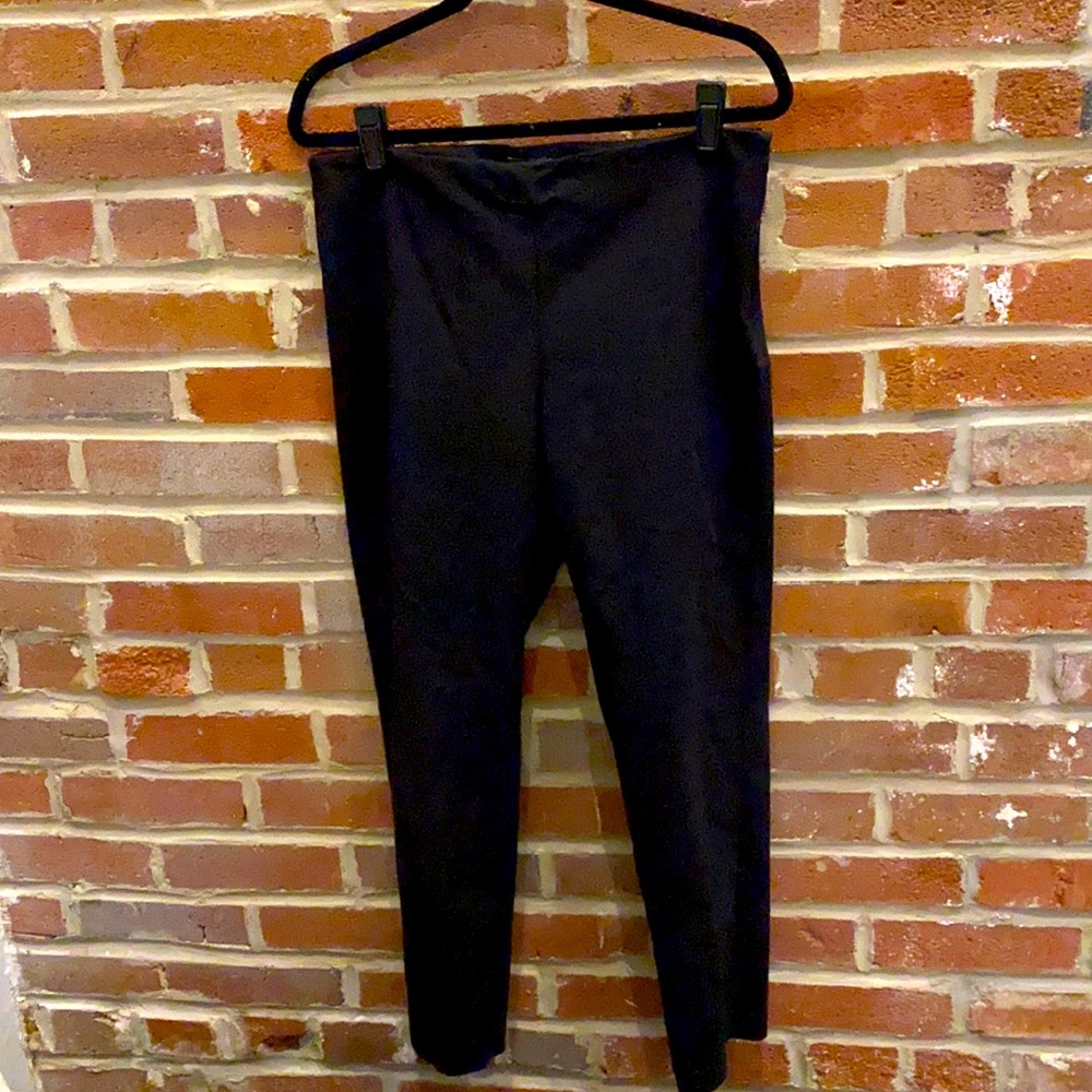 High Waisted black Work Pant